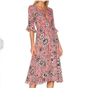 For Love & Lemons Floral Print Dress Size S